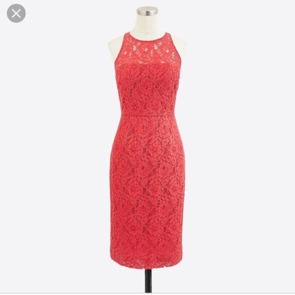 J CREW Lace Sleeveless Dress 2&10 NWT Poppy PARTY
